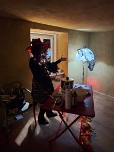 eine Hexenküche im Obergeschoss