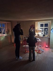 eine Hexenküche im Obergeschoss