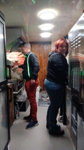 ...vom HUNGRY RACOON Foodtruck