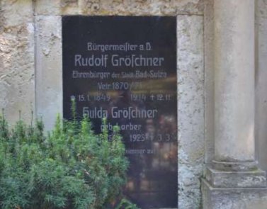 Rudolf Gröschners Grab auf dem Nordfriedhof