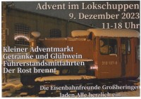 Advent im Lokschuppen