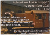 Advent im Lokschuppen