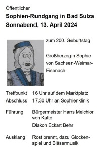 Sophienrundgang am 13. April 2024