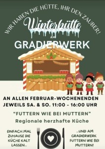 Winterhütte am Gradierwerk