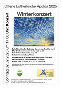 Winterkonzert in der Lutherkirche